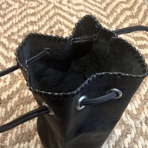 Handmade. whipstitch leather bag. Excellent condition.